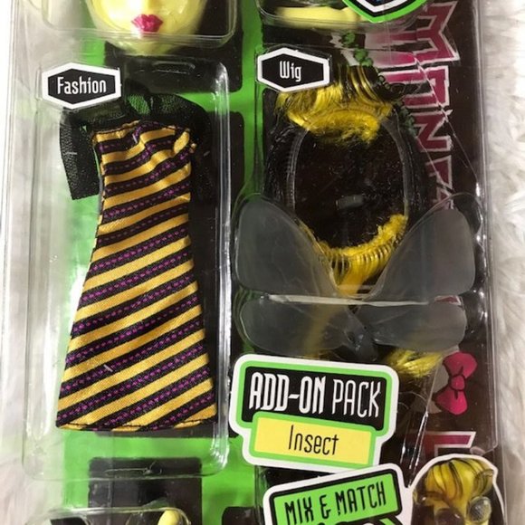NWOT Monster High Create-A-Monster INSECT Add-on Pack - Picture 3 of 7